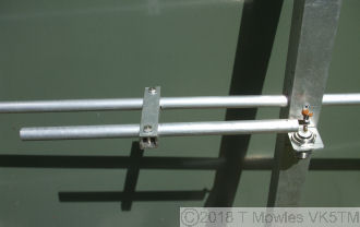 yagi gamma match close-up