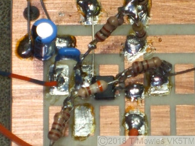 output amp dead bug style