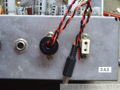 Modified rear power connector