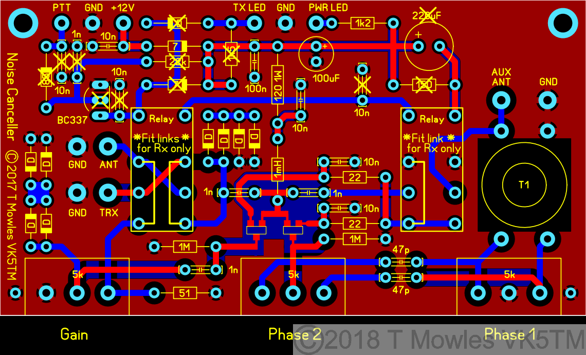 Link placement for receive only