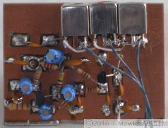 assembled receive pcb