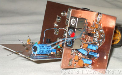 assembled receive pcb