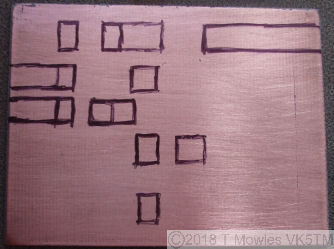 vfo pcb island marking
