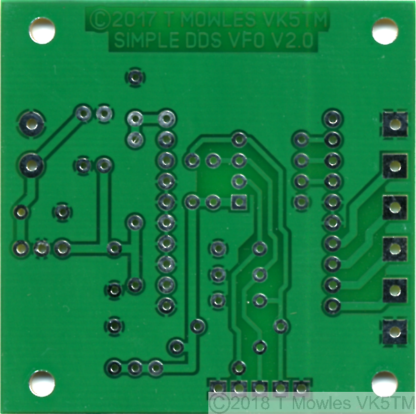 Xtal substitute pcb bottom