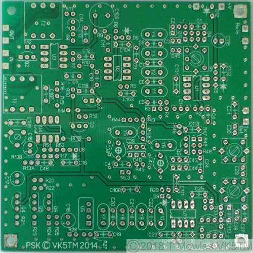 First PSK prototype pcb