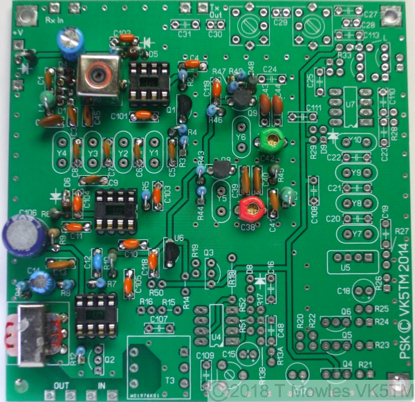 8th stage PSK receiver construction