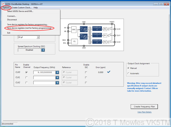 Clockbuilder opening page