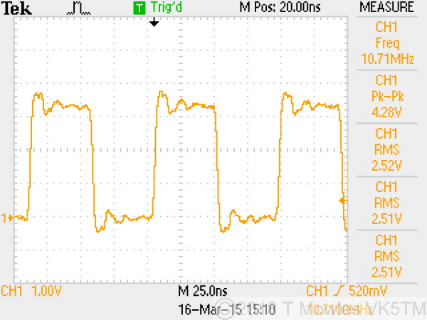 Si5351 module output