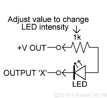 Connecting globes or LED's